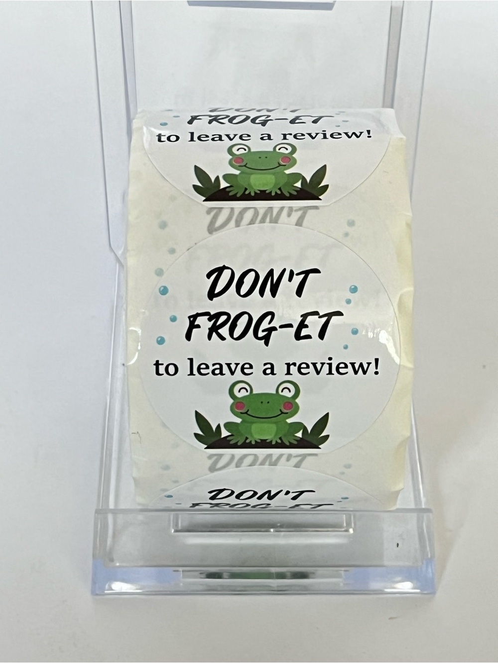 50 Don't Frog-et to Leave a Review 1.5” Stickers